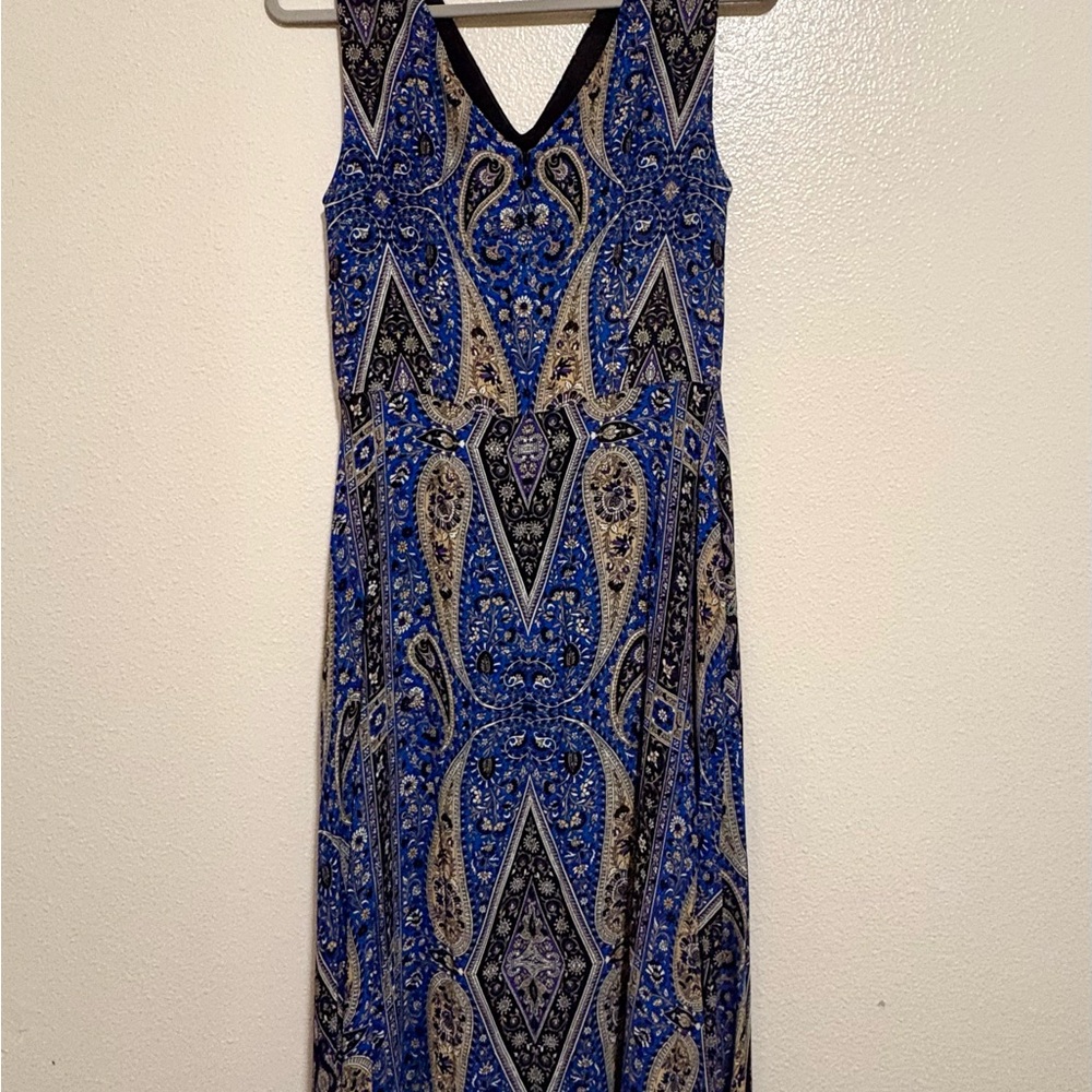 Kobi Halperin Azure, Black and White Midi Dress